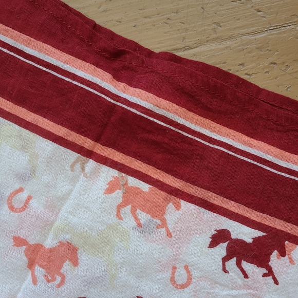 Loft Horse Print Scarf Bandana - Picture 7 of 7